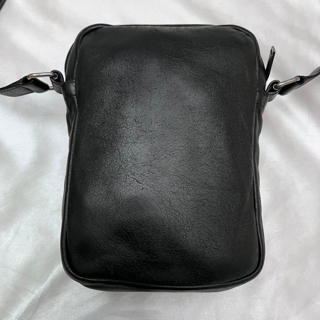 ◇極美品◇サンローラン　シド　クロスボディーバッグ　ナッパレザー　ブラック