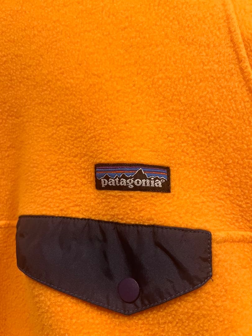 patagonia フリースジャケット Mサイズ イエロー　カナダ製　90s