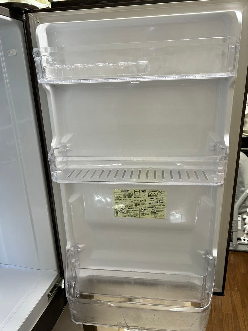 SHARP シャープ　プラズマクラスター 冷蔵庫 271L ブラウン