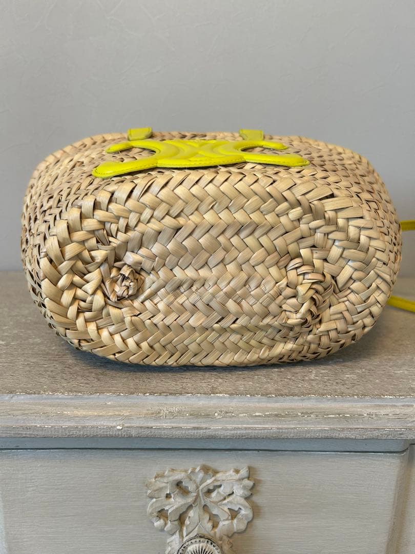 セリーヌ　かごバッグ　パニエ