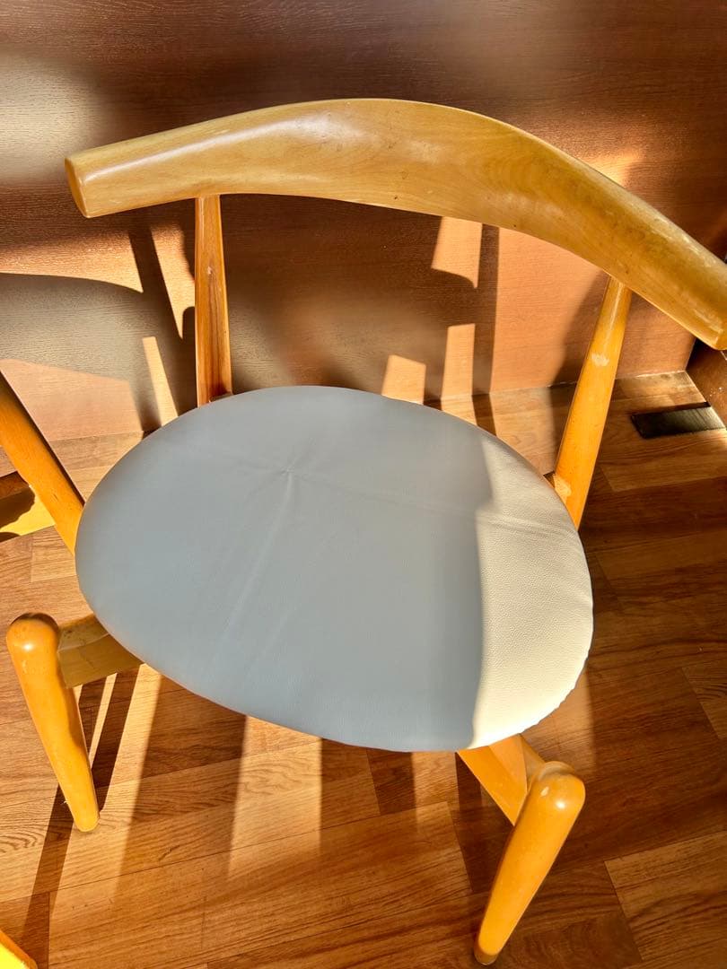 723 北欧風 ダイニングチェア 2脚セット ナチュラル 木製 おしゃれ　モダン