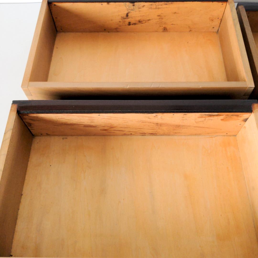 松本民芸 小抽斗 小引き出し 木製 チェスト 古道具 昭和レトロ ビンテージ