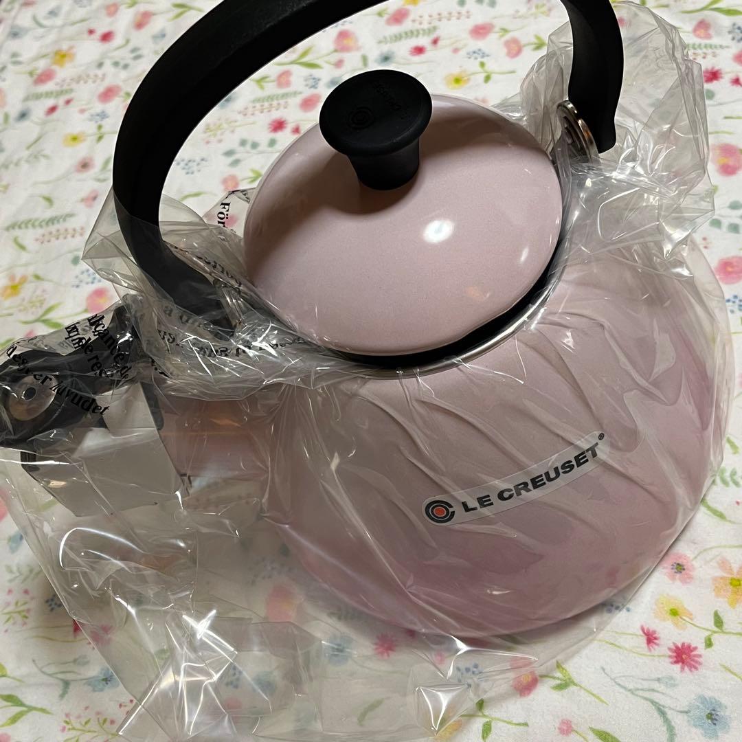 新品 ルクルーゼ ケトル コーン シェルピンク やかん ヤカン