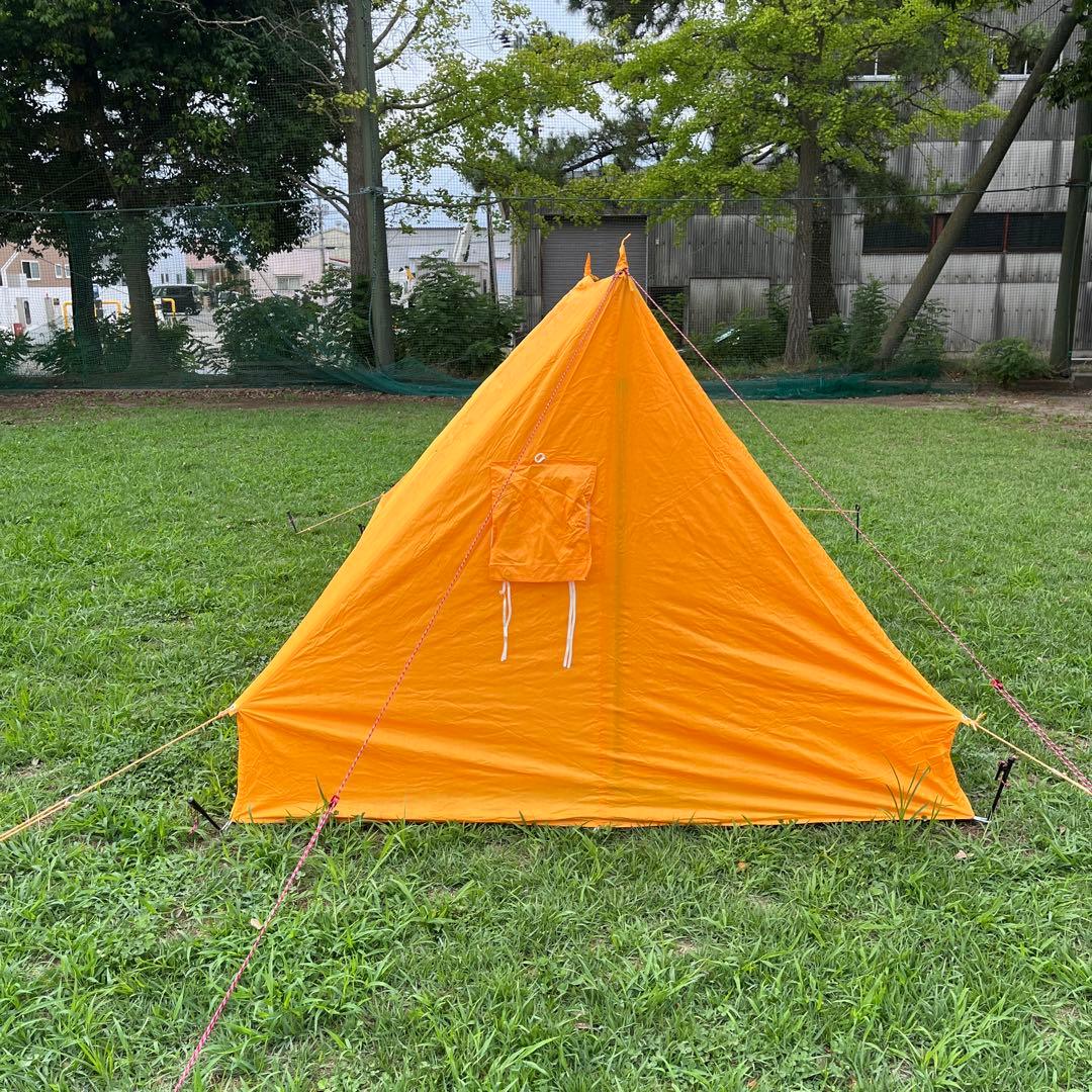 ビンテージ品◾️A型テント ビニロン素材 6人用 ビンテージテント アウトドア