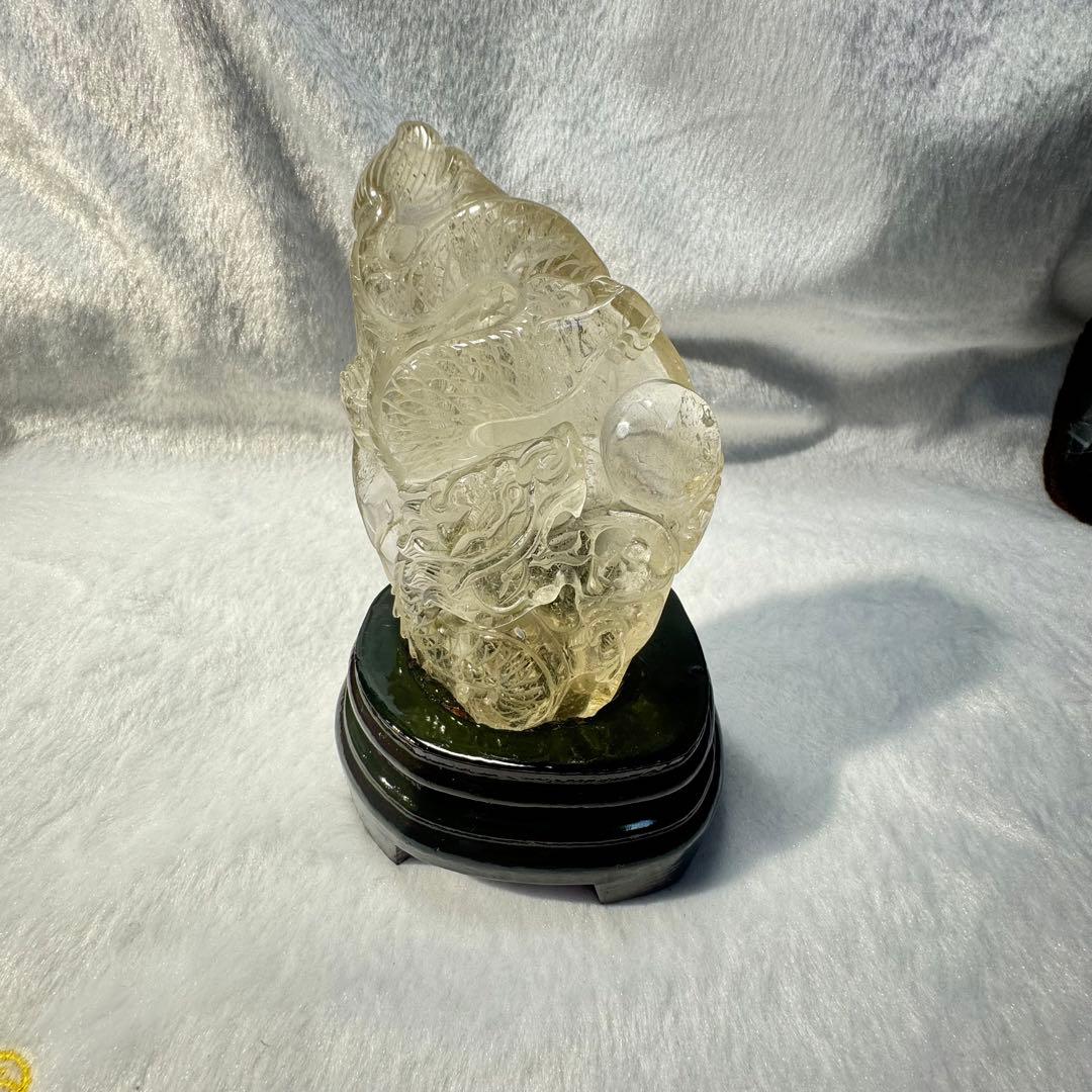 水晶龍　置物NO24-350