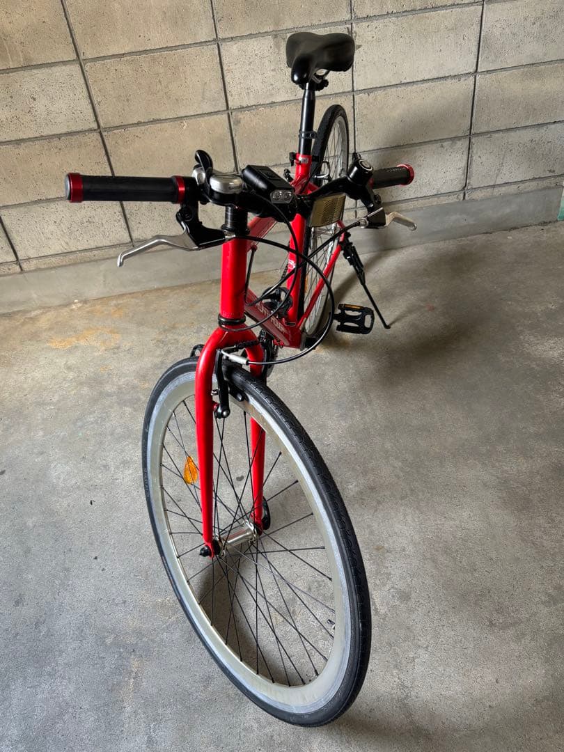 りんさん専用「赤 クロスバイク (700c)」[配達可能]