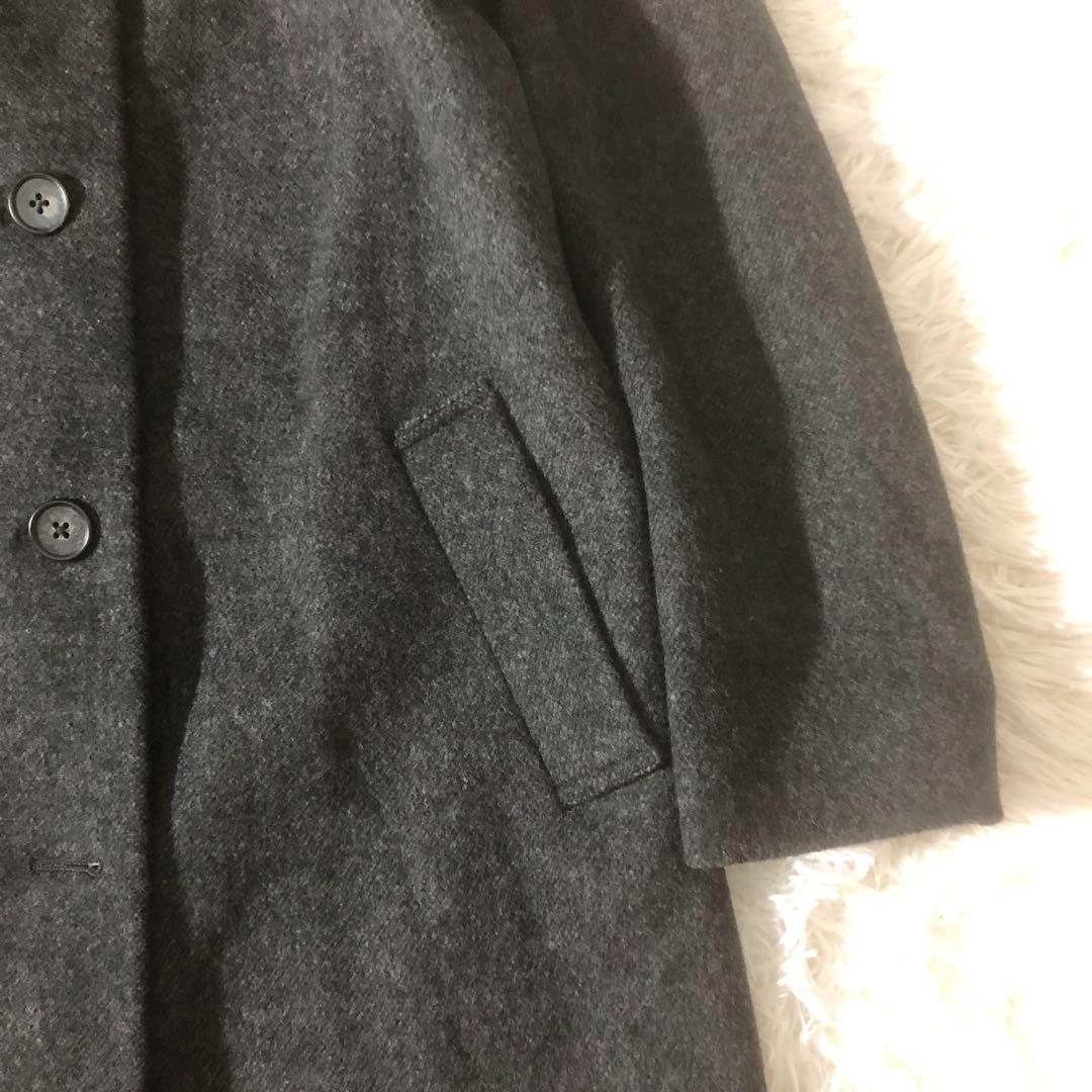 美品 ジェイプレス 24AWショートビーバー ステンカラー コート Aライン