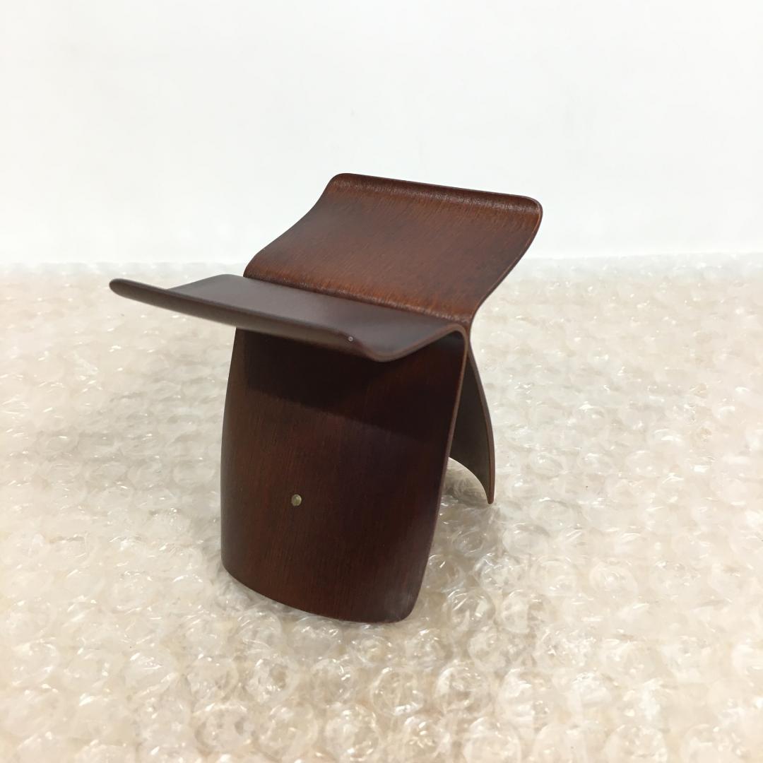 ○[超美品] VITRA 柳宗理 バタフライチェア ミニチュア チェア 置物