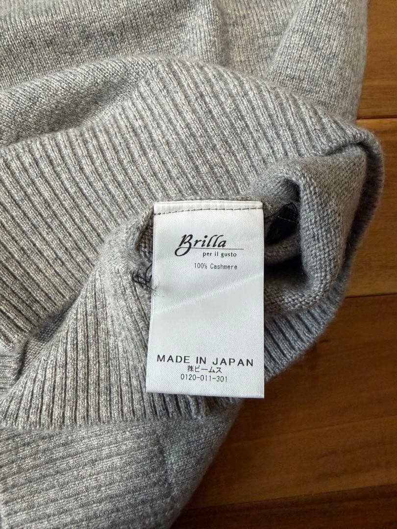 Brilla per il gusto / 10ゲージカシミヤクルーネックニット