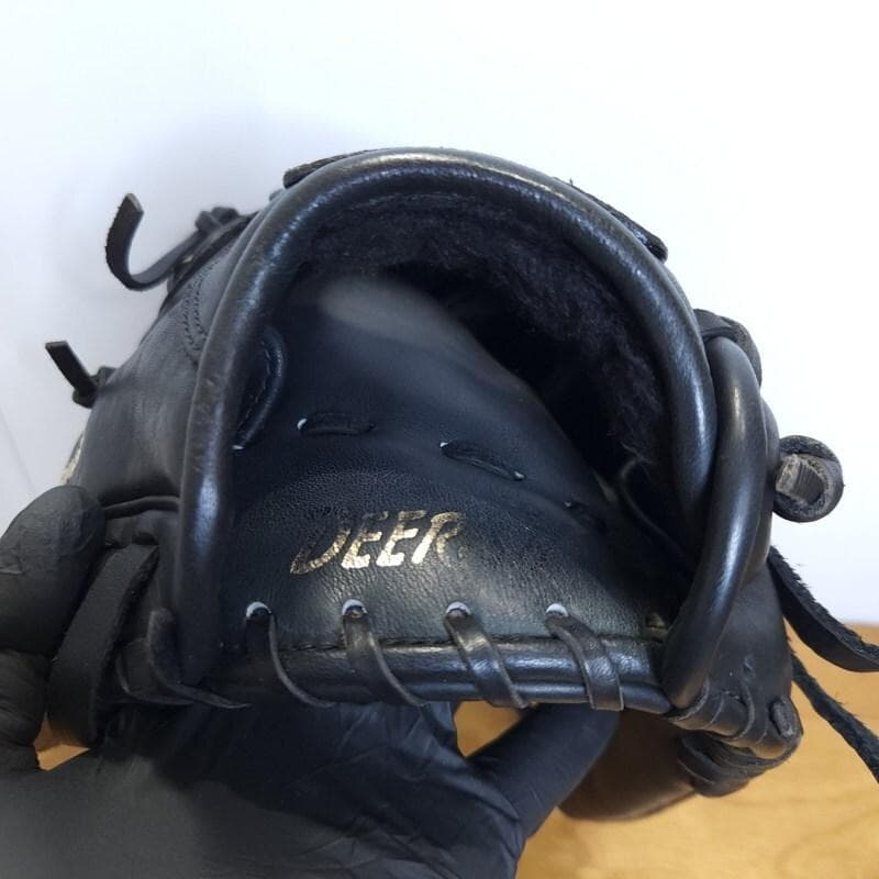 ミズノ イチローモデル プラチナ Mラベル 左投げ用 良品 外野用 軟式グローブ