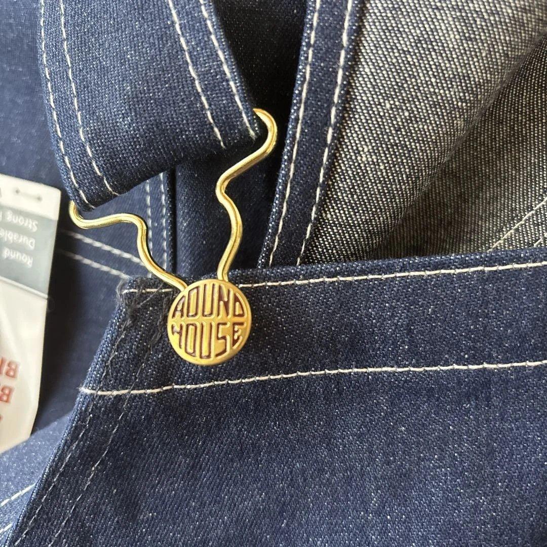 z655新品ラウンドハウス オーバーオール 46x32 大きいサイズ！