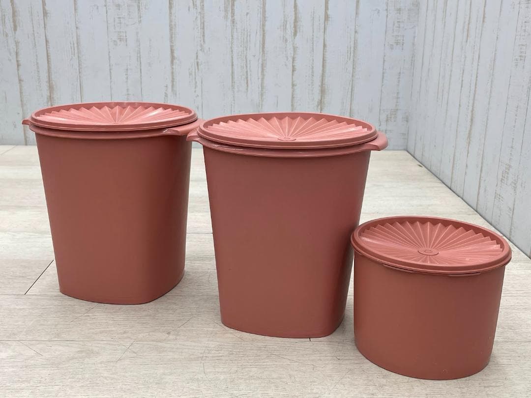 タッパーウェア マキシクイーンデコレーター 他 3点 まとめて 蓋付き 保存容器