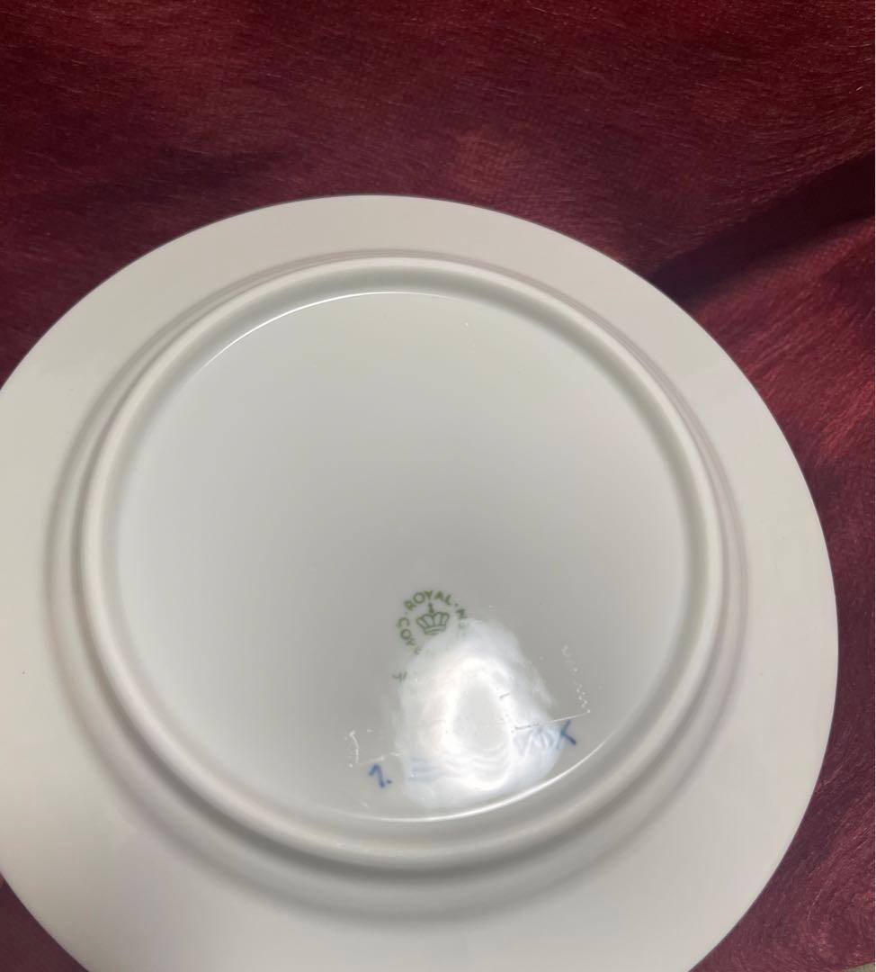 ロイヤルコペンハーゲン　ブルーフルーテッドプレインプレート 2枚