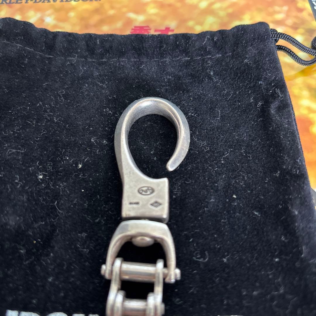 IRON HEART チェーン型キーホルダー バングル