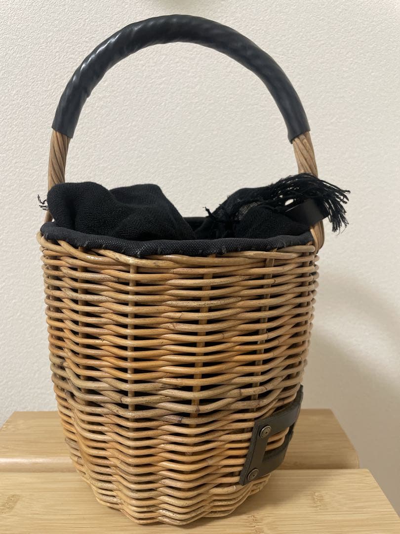 ◆ eb.a.gos（エバゴス）◆ブライドル バケツM バスケット ブラック