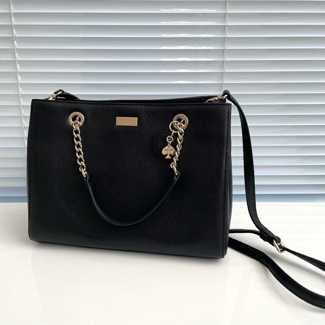 【新品未使用品】ケイトスペード 2ウェイバッグ ショルダーストラップ付き 黒