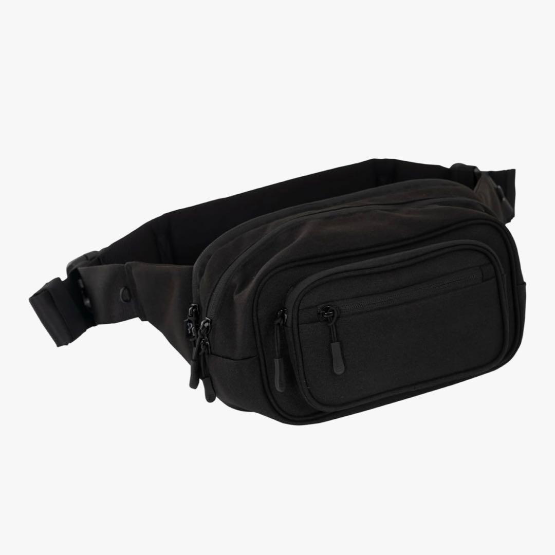 POMULU ポムル 2WAYヒップシート　ショルダーバッグ　ブラック