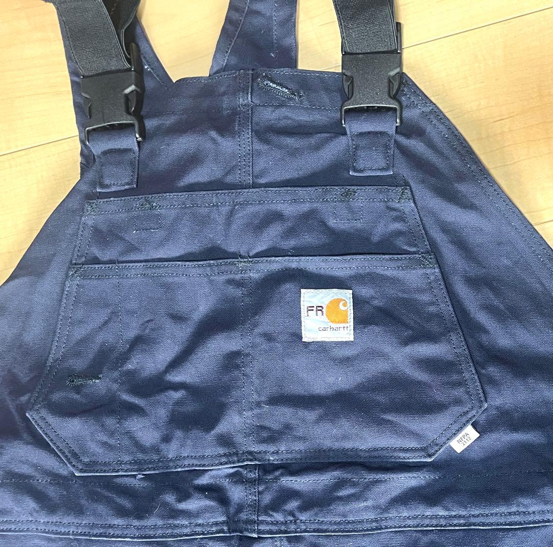 Carhartt FR ダックオーバーオール ダブルニー 裏地付き 46x28