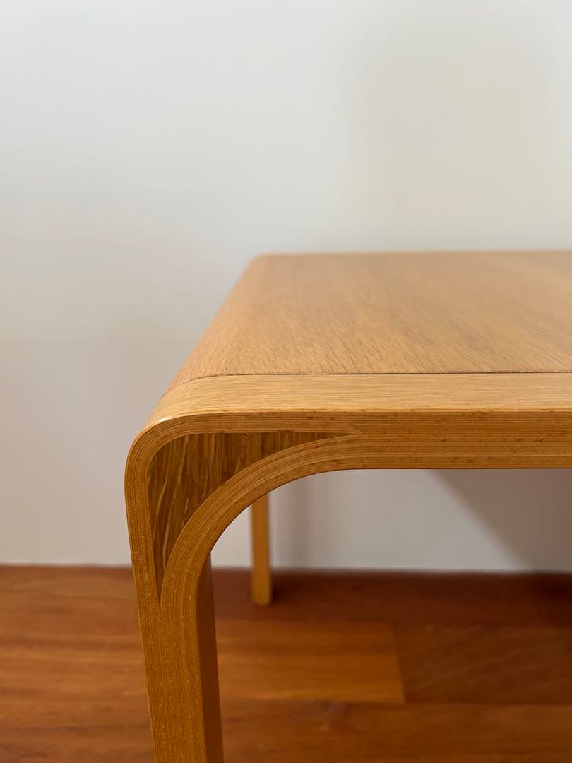 天童木工　TENDO サイドテーブル　センターテーブル　机　美品　正方形　オーク