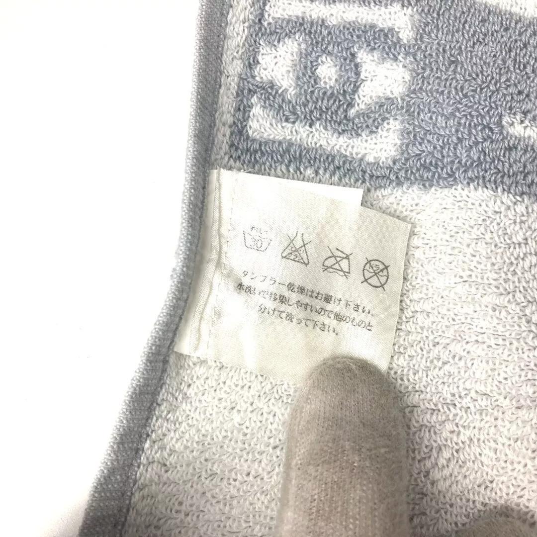 CHANEL グレー バスタオル ビーチタオル ロゴ入り