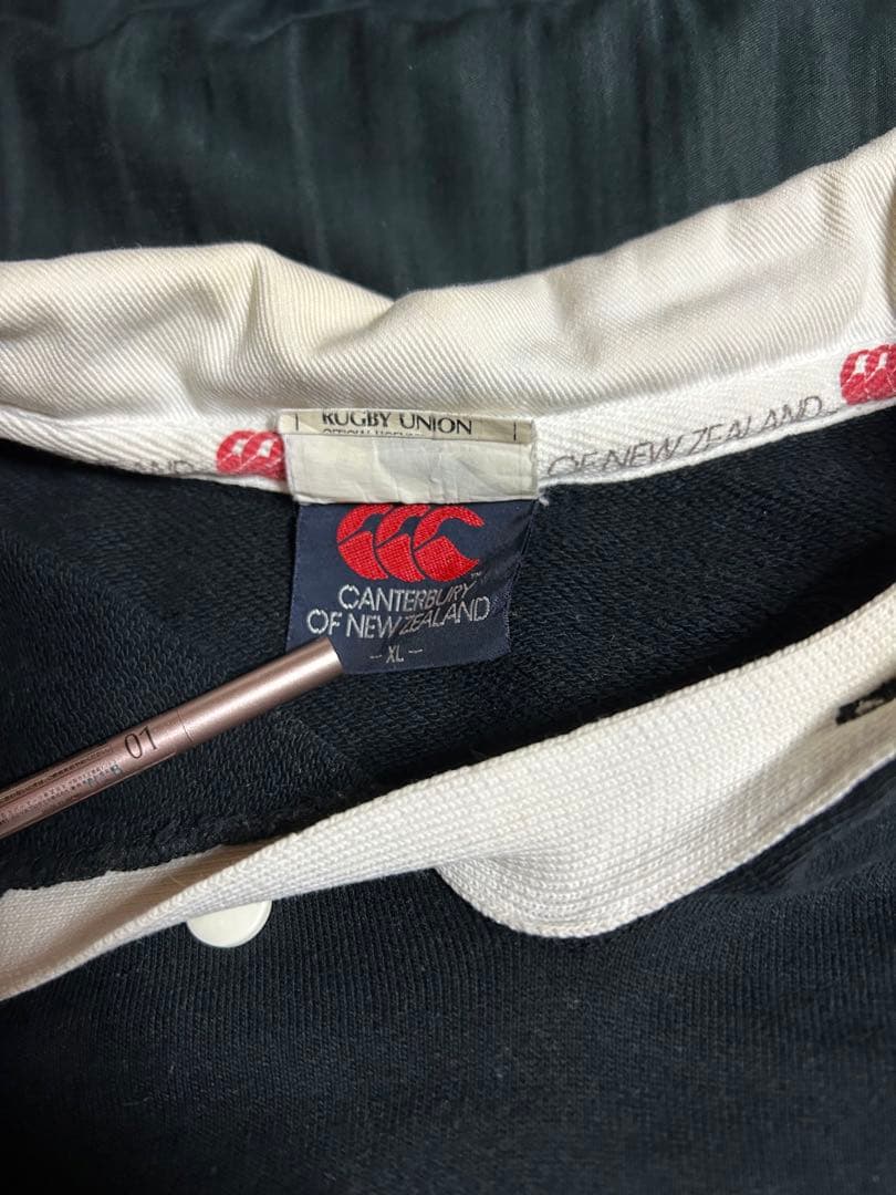 90s Canterbury オールブラックス スウェット XL 黒
