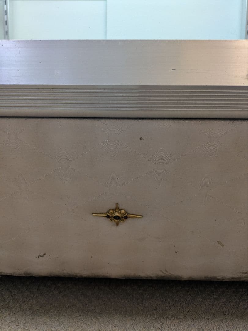 ヴィンテージ ガラスショーケース 陳列棚 照明付き中型 レトロ