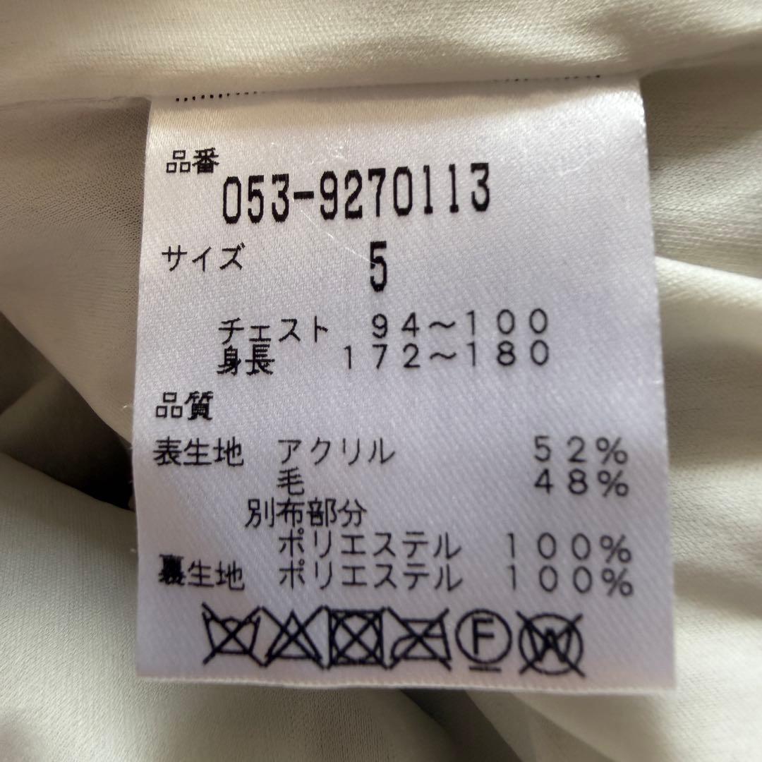 防寒　蓄熱　裏地付き　パーリーゲイツ　ニット　L〜XL相当　紺　白　ボーダー　5