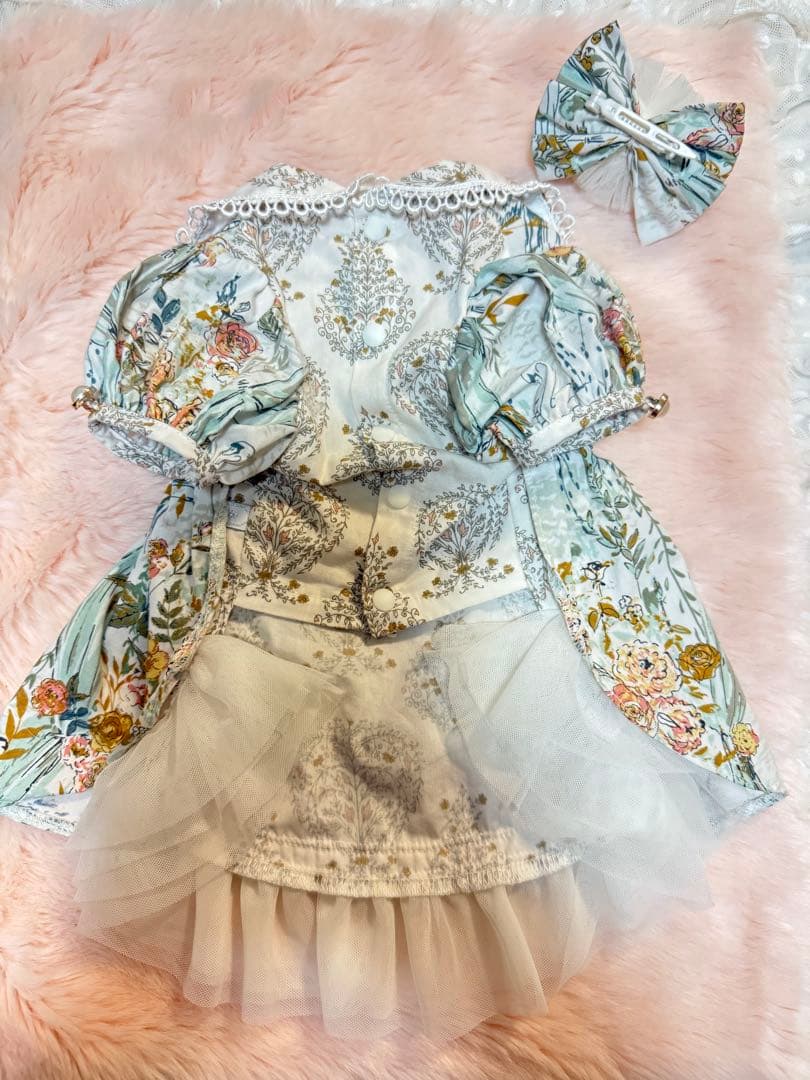 キャンディーブッピー candybuppie ドールカラーワンピースバレッタ付き