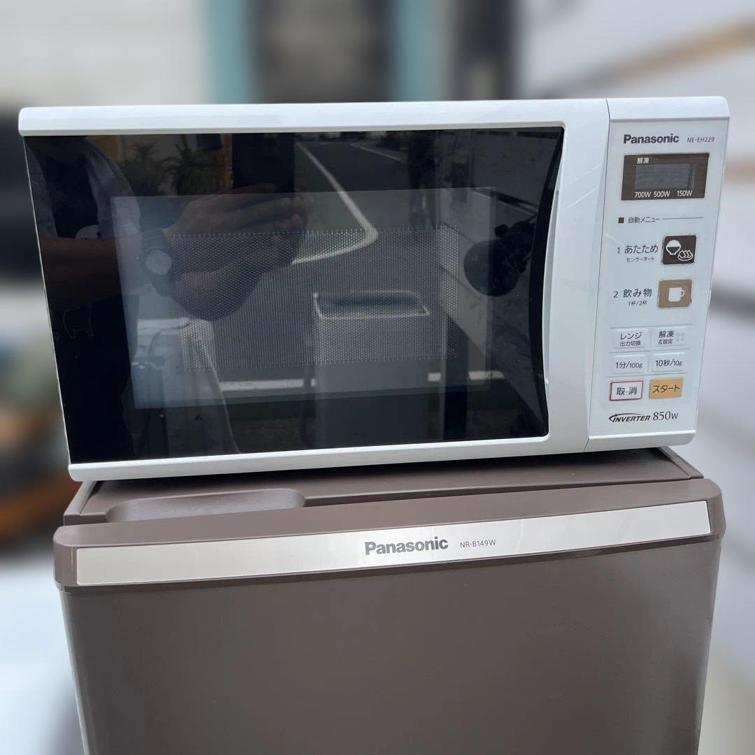 絶対お得パナソニック3点セットまだまだバリバリ動作品/洗濯機/冷蔵庫/電子レンジ