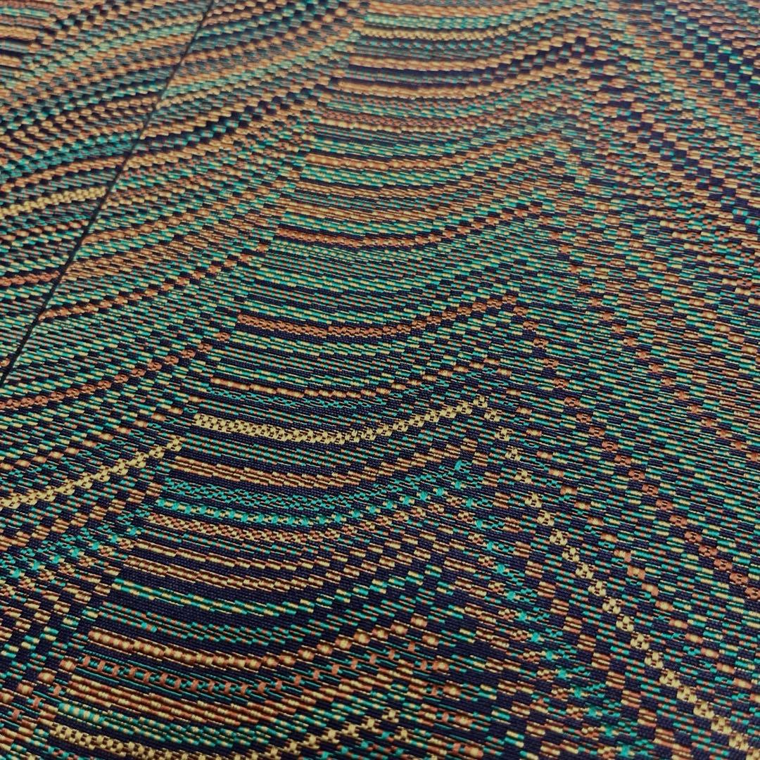 【中古品☆正絹】美品！本場筑前！博多織　半幅帯　リバーシブル