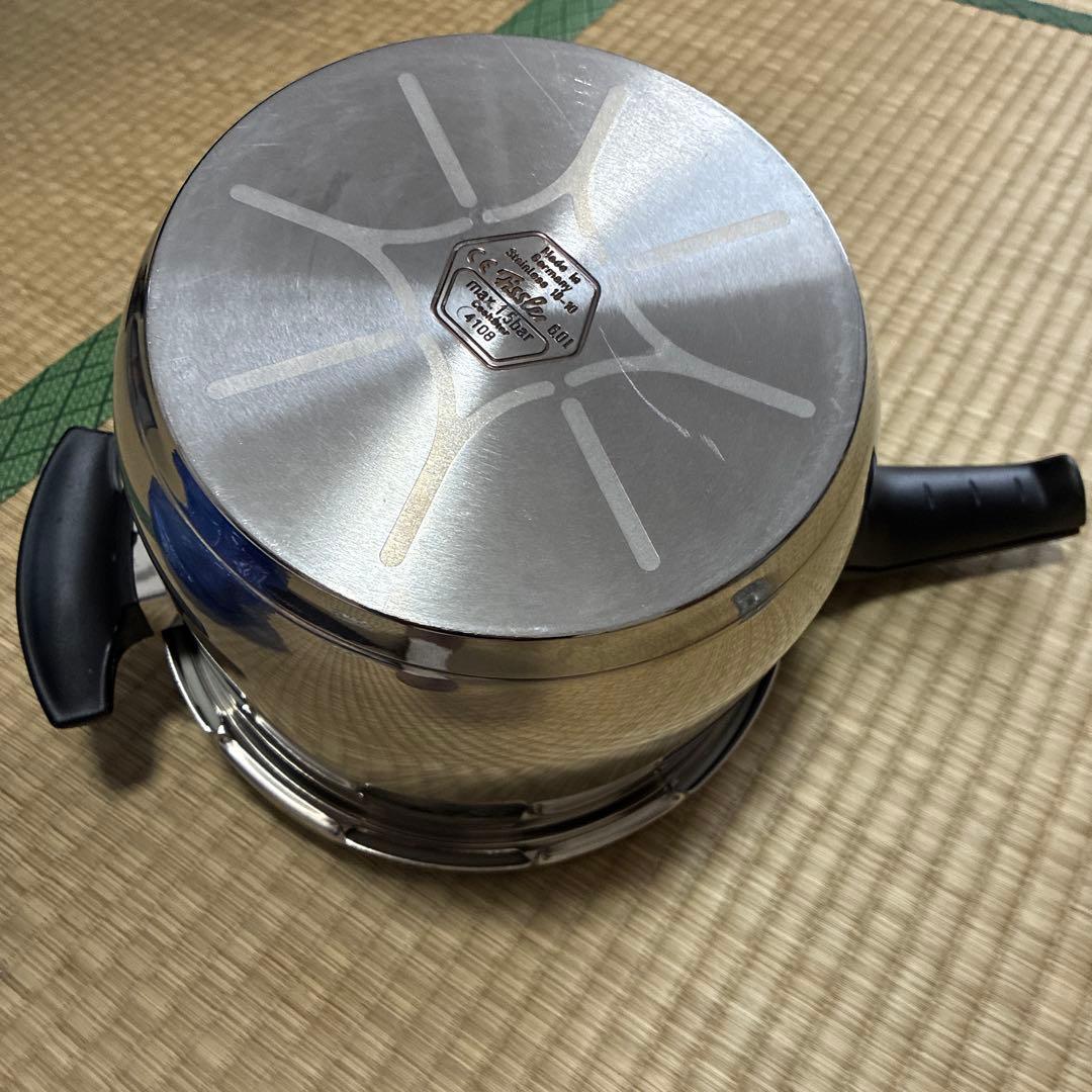 Fissler 中型圧力鍋 ステンレス製　未使用