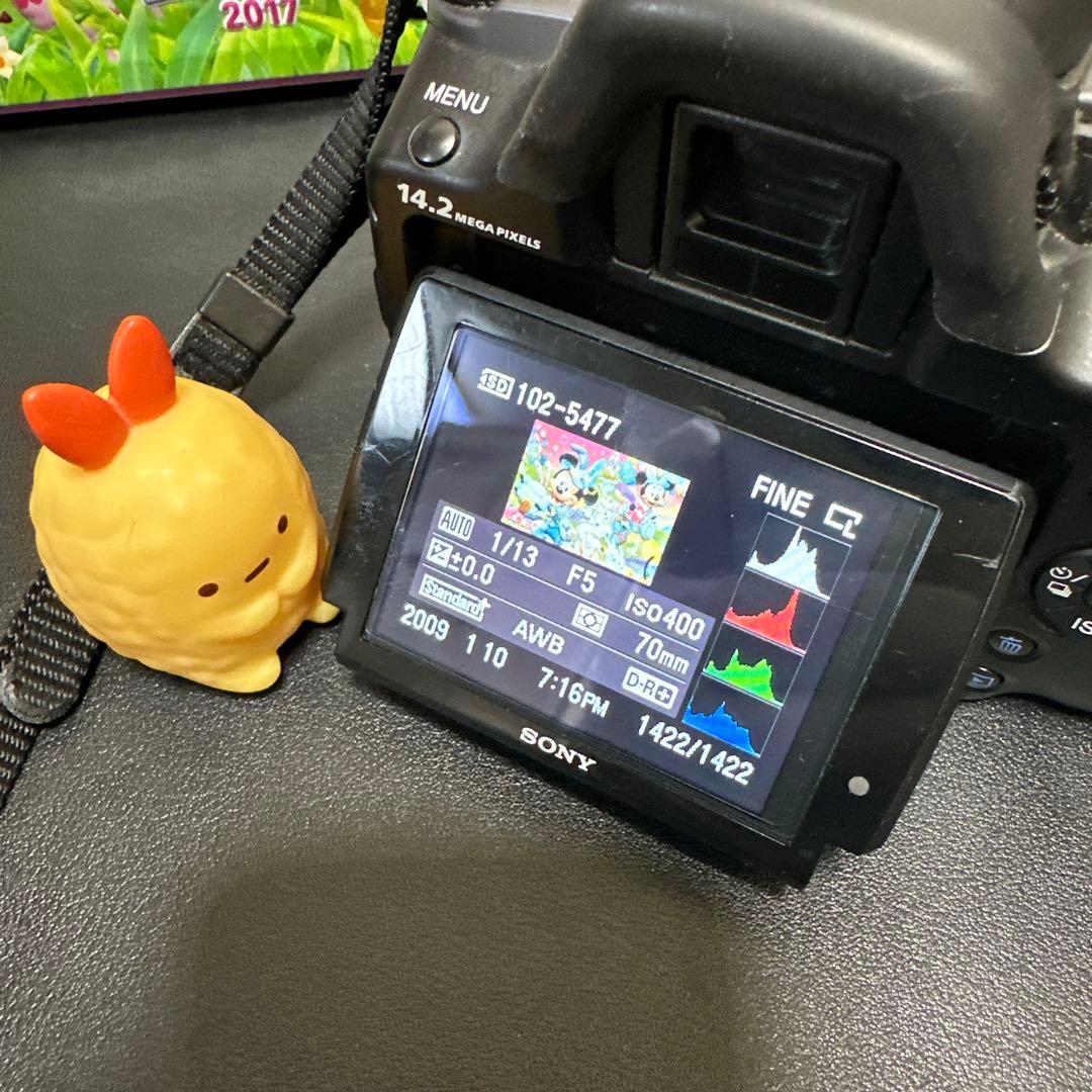 SONY α380 デジタル一眼レフカメラ　動作確認済　レンズセット　中古良品