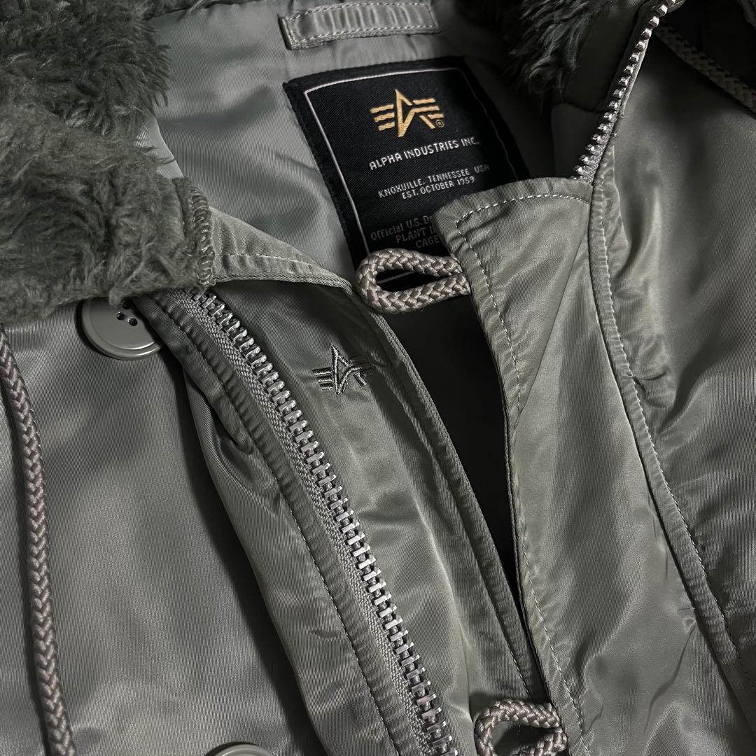 ALPHA INDUSTRIES N-3B ミリタリー　フライトジャケット　L