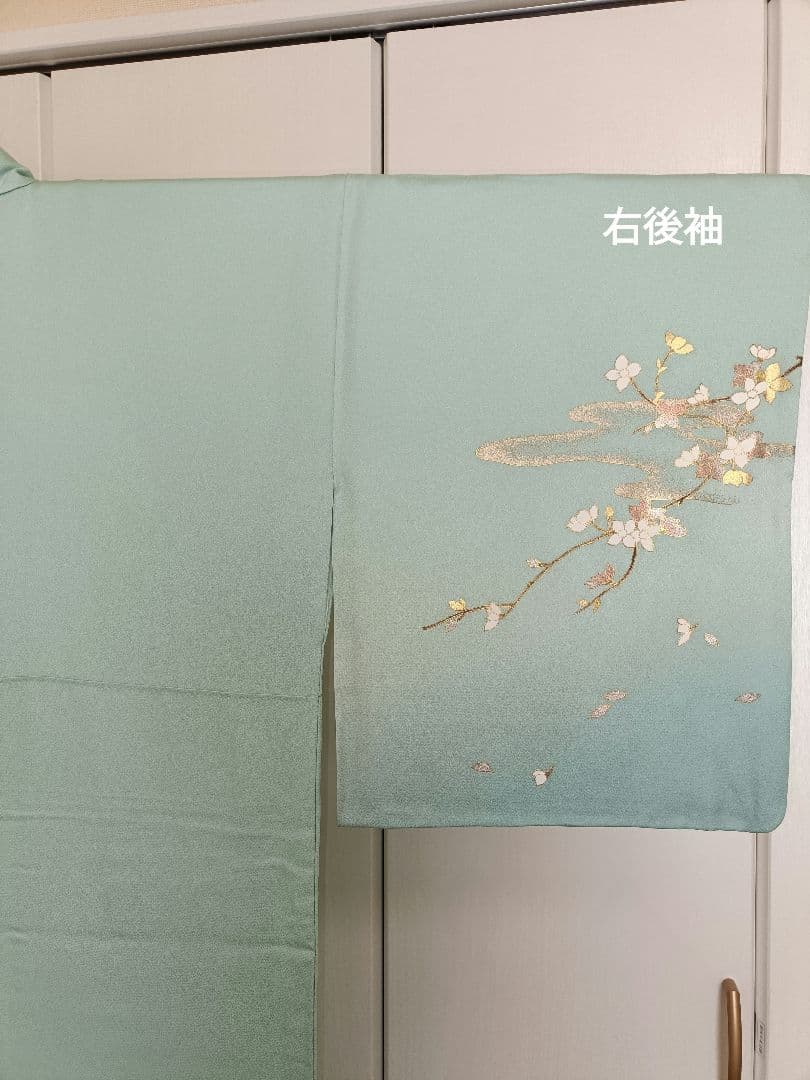 正絹訪問着（作家物）　フルセット4点　卒業式　入学式　宮参り　七五三