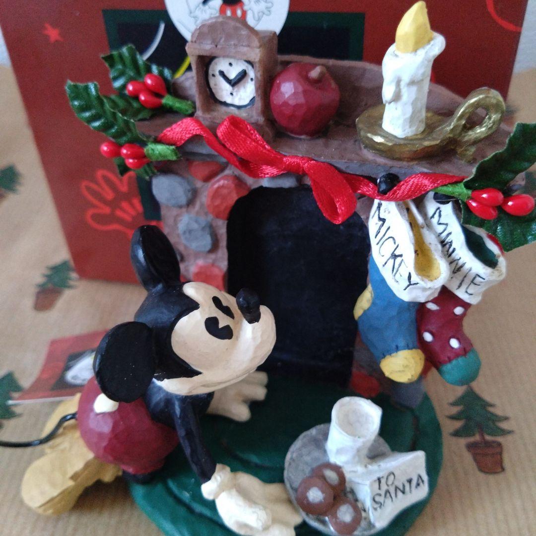 ミッキーマウス 　フィギュア　 陶器製　MIDWEST　クリスマス　箱あり
