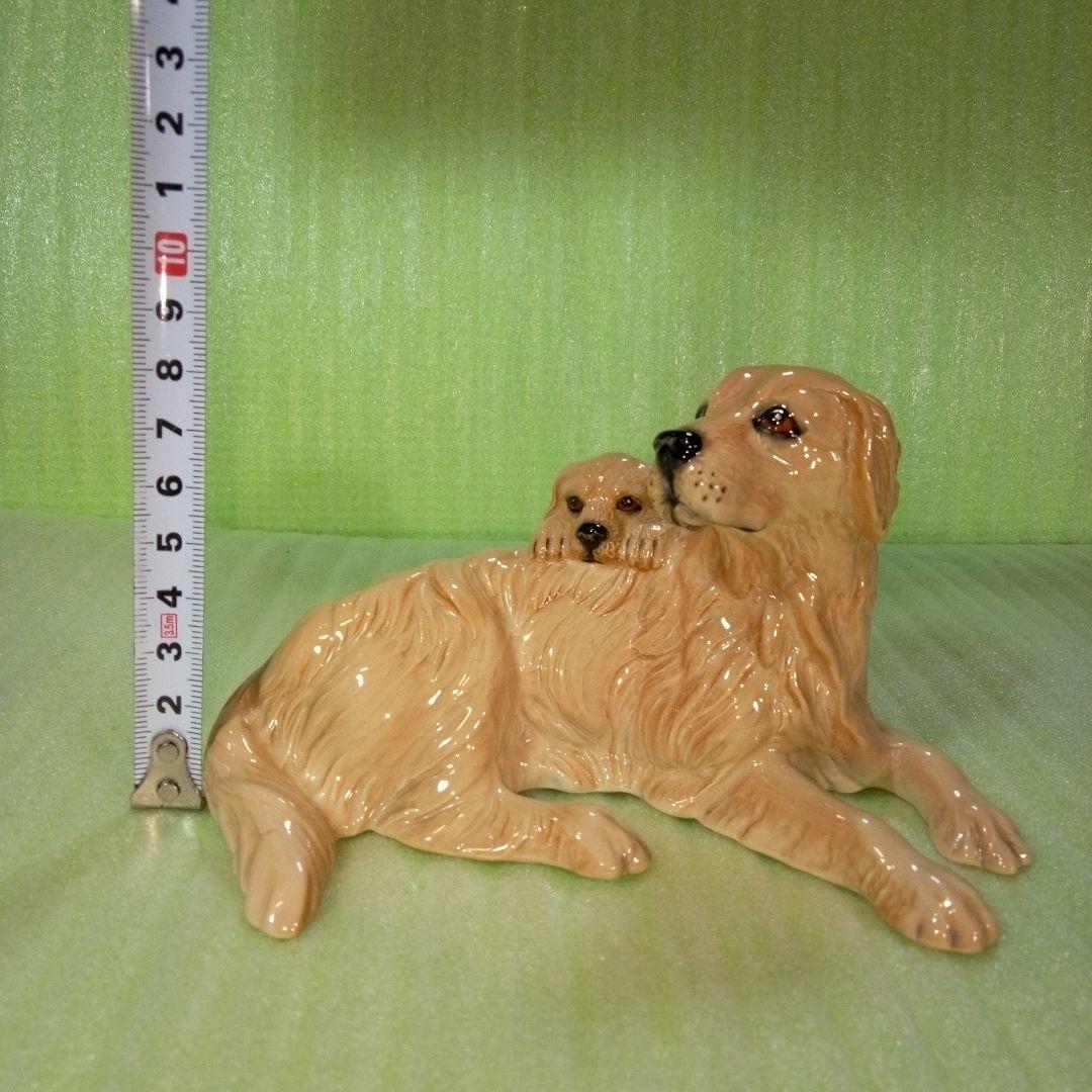 ロイヤルドルトン　 　イギリス製　犬の親子　置物