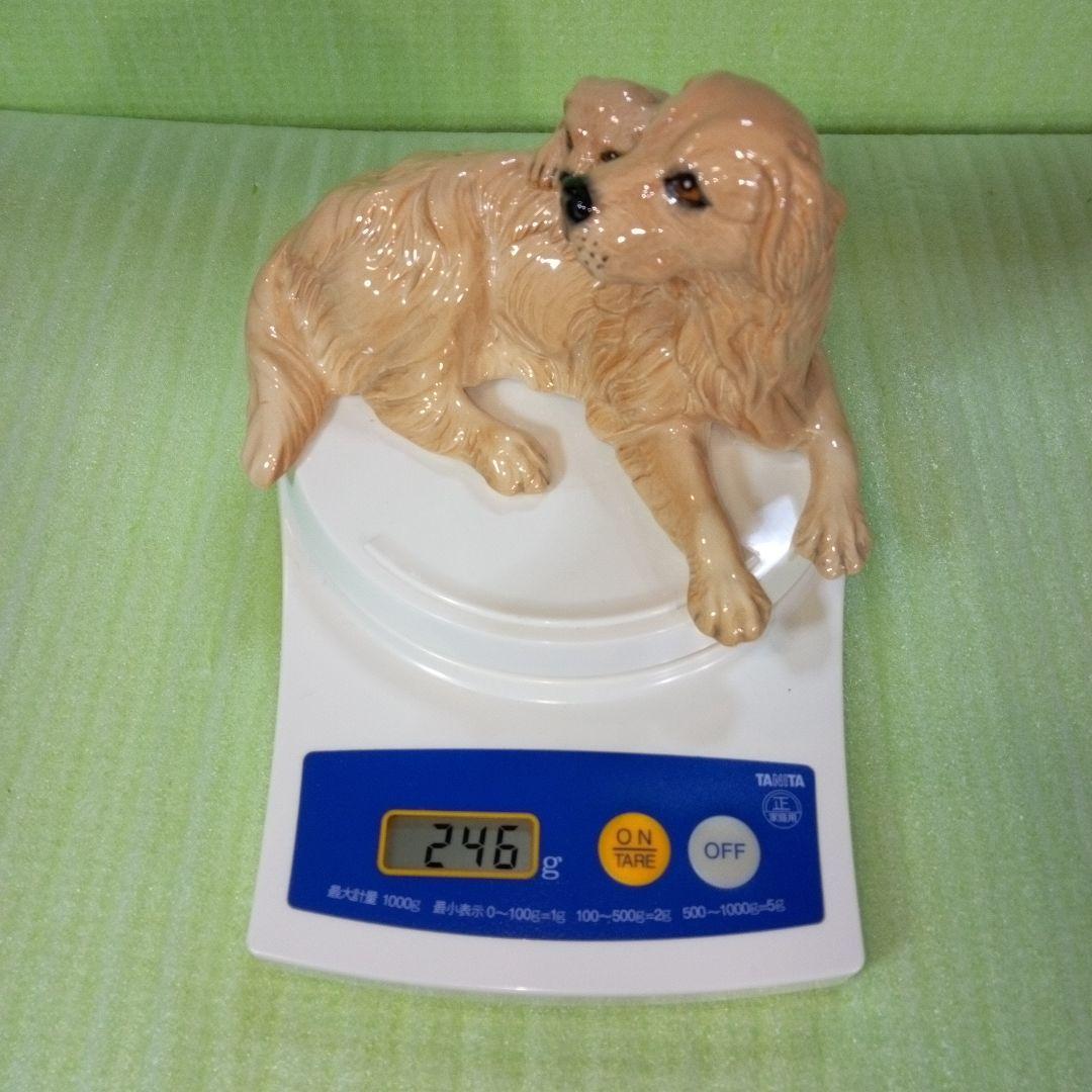 ロイヤルドルトン　 　イギリス製　犬の親子　置物