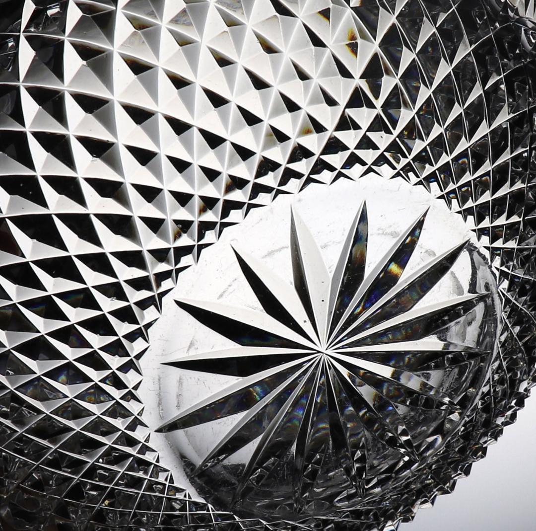 オールド・バカラ 1910年頃 最高級 春海好み 霰切子大型丸鉢 深皿 懐石道具