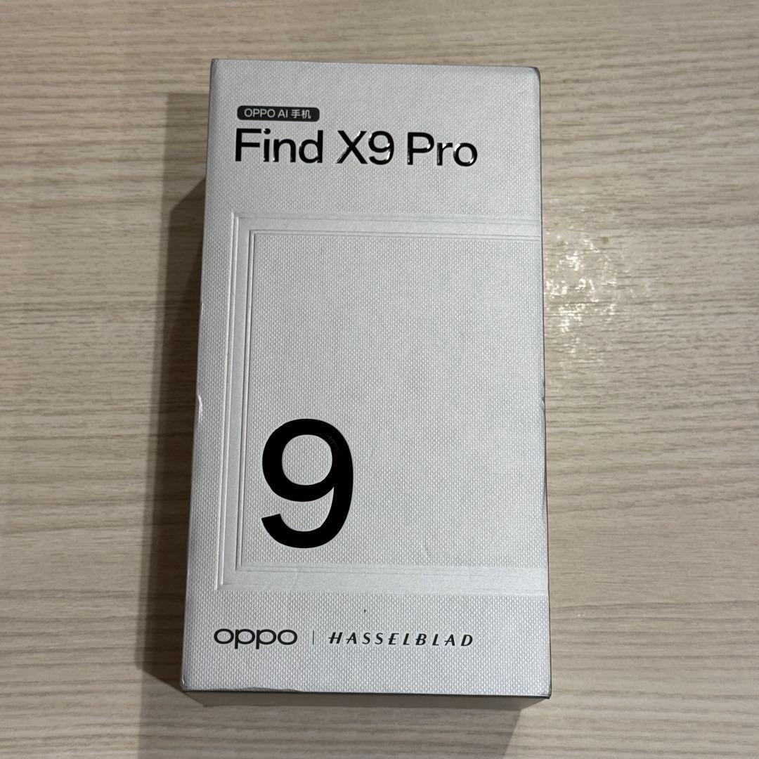 【新品】OPPO FindX9 Pro 16GB 512GB チャコール 中国版