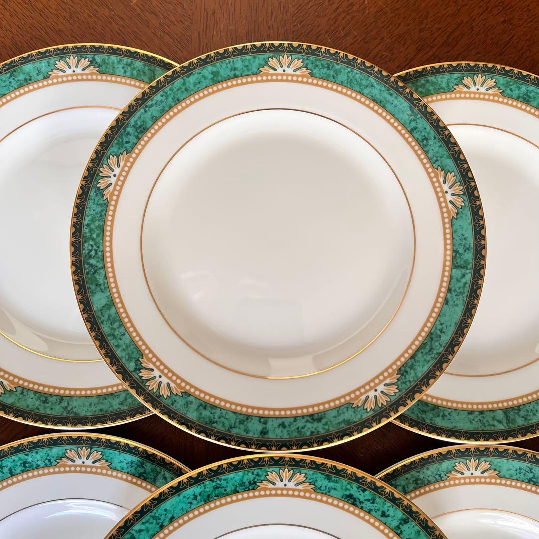 【美品】英国製　ウェッジウッド★ランボーン★ケーキ皿　6枚