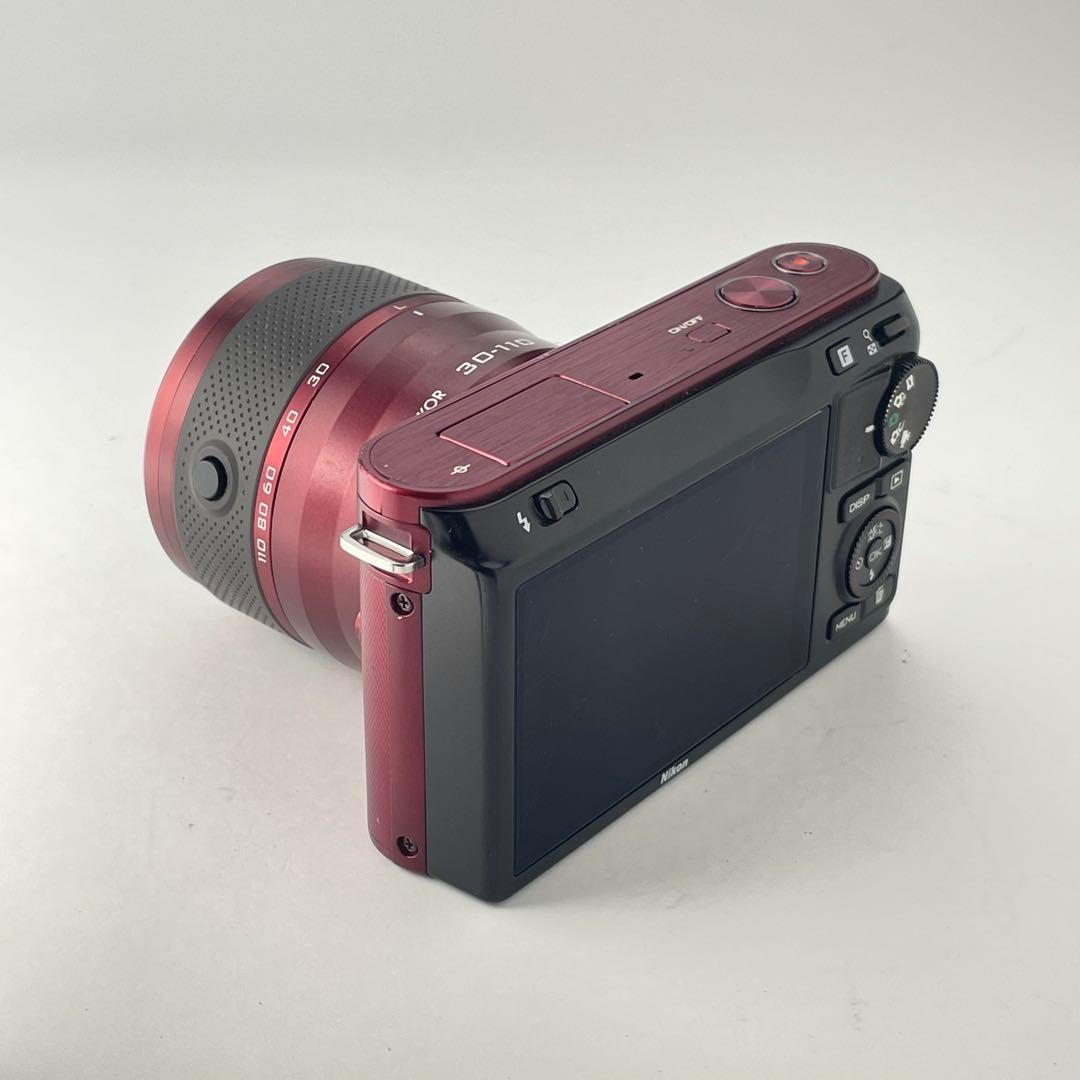 【ショット数10000・返品保証】Nikon1 J2 レッド レンズキット
