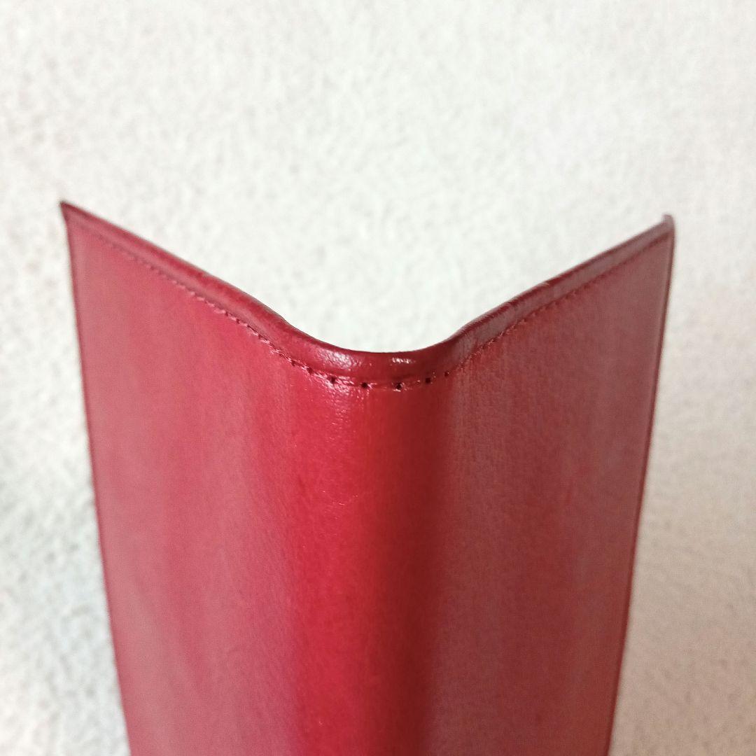 【オールドコーチ】COACH レザー パスポートケース 赤