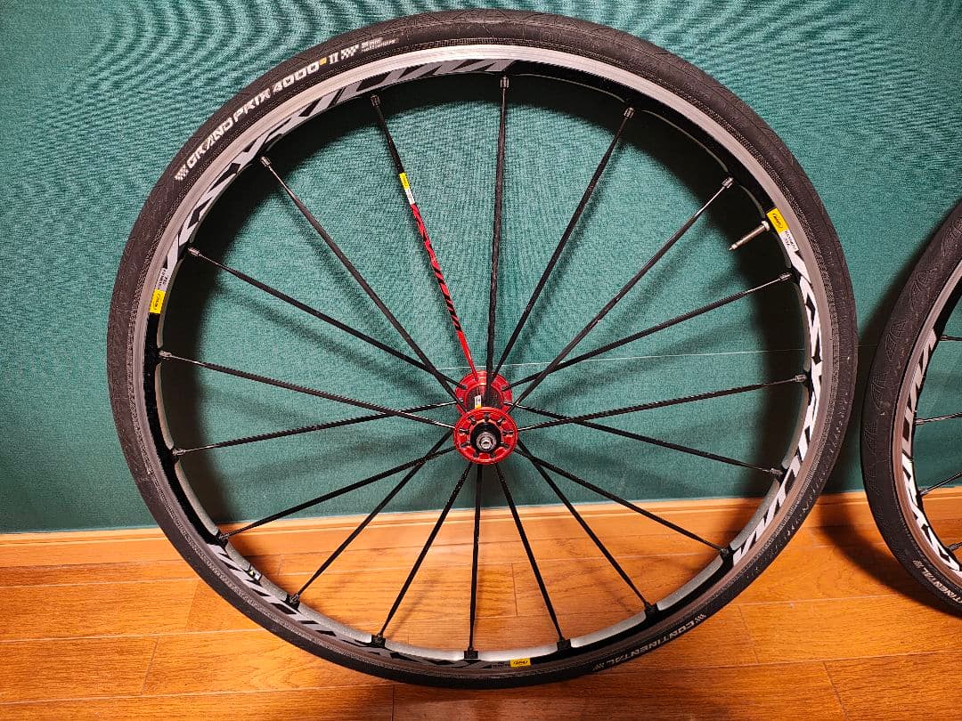 マビック キシリウム SL レッド 11s セラミックベアリング