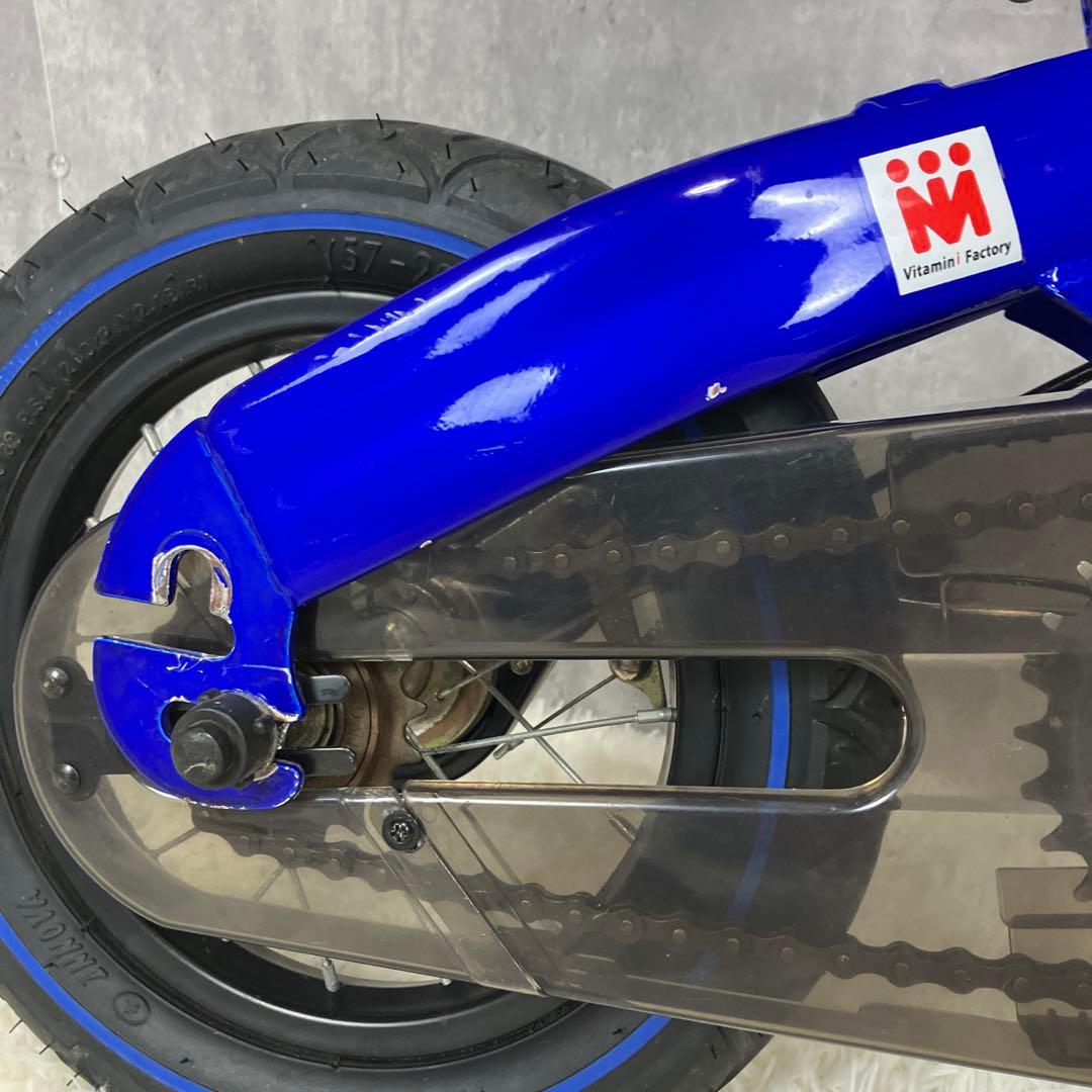 【美品】へんしんバイク 12インチ 青 スタンド＆工具セット付