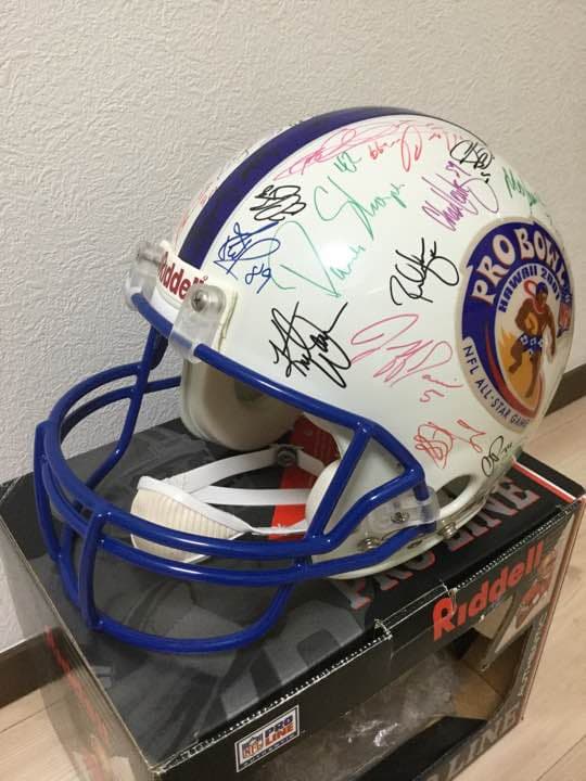 NFLプロボウル サイン入りヘルメット