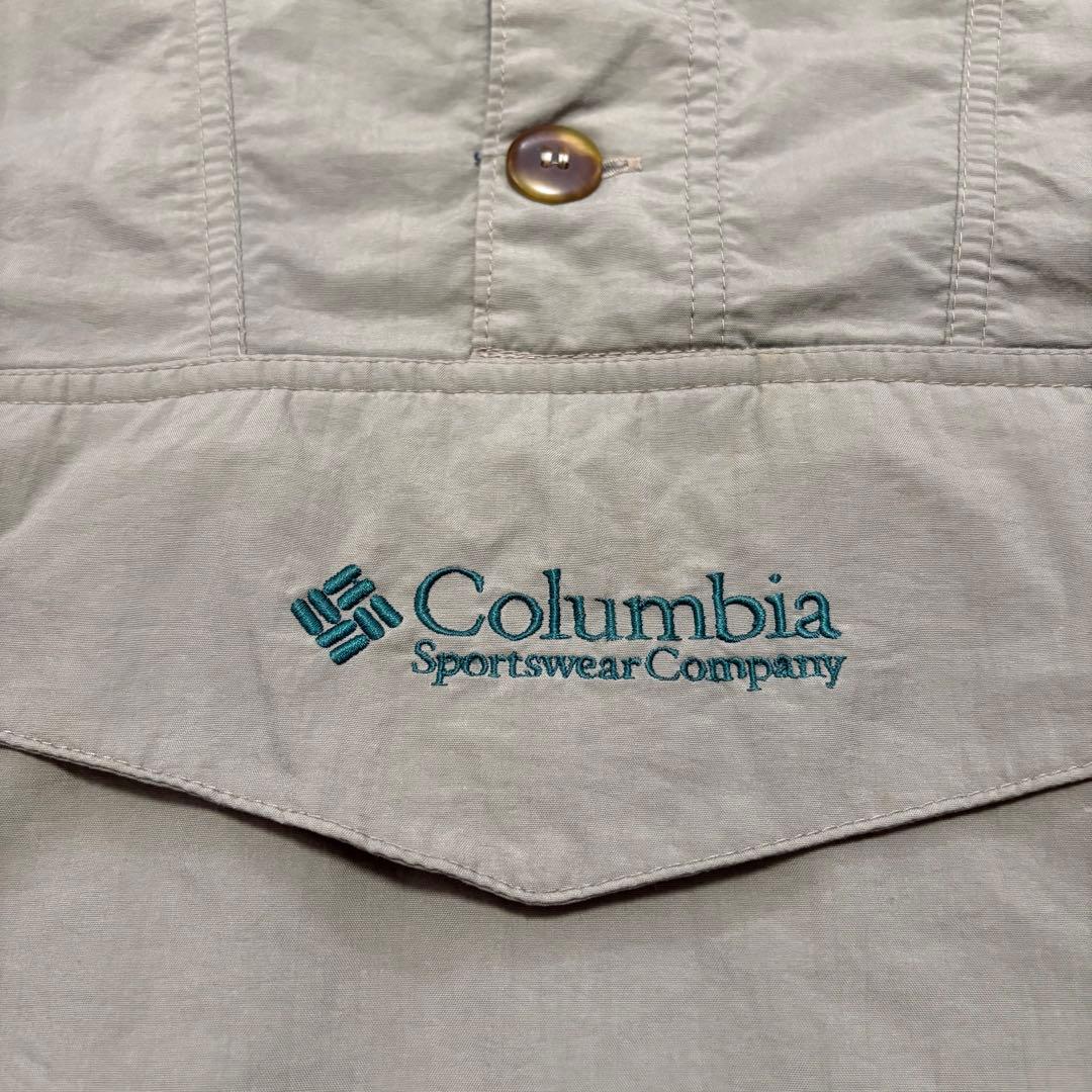 90sColumbiaコロンビアナイロンアノラックジャケットアウトドア2XL古着