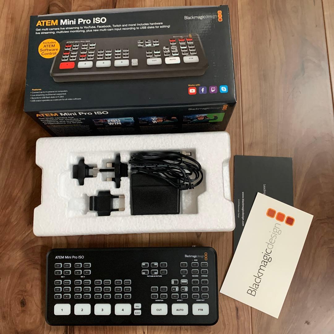 ATEM Mini Pro ISO HDMIスイッチャー