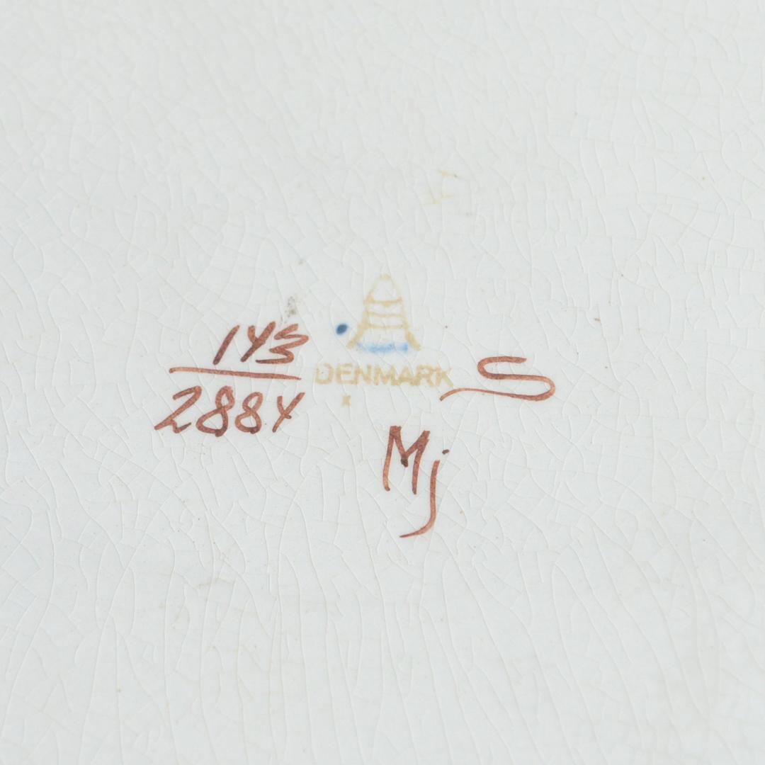 ロイヤルコペンハーゲン テネラ 鳥 スクエアプレート アルミニア ブルー北欧雑貨