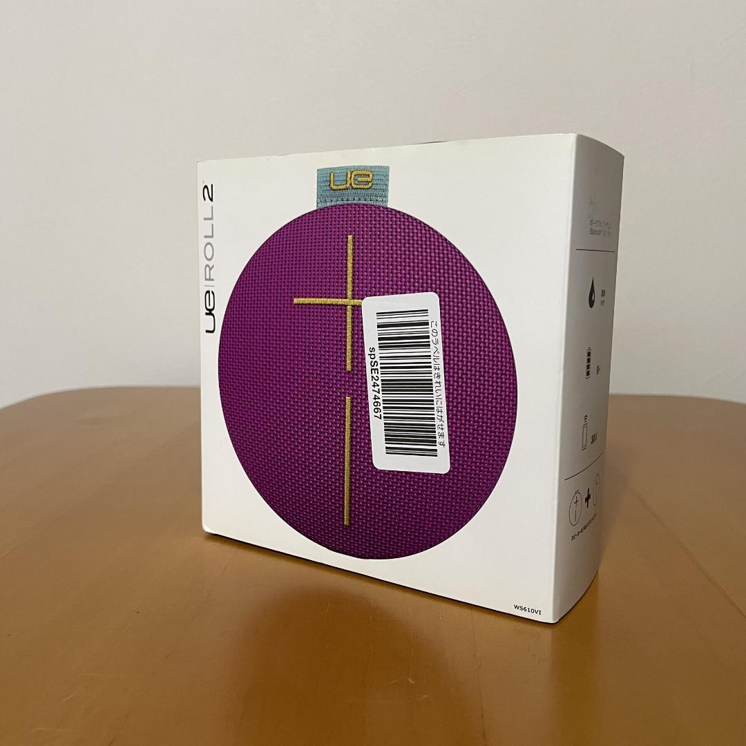 UE Roll 2 ポータブル ワイヤレス Bluetooth スピーカー 紫