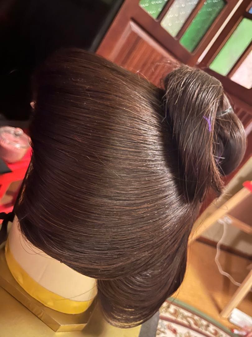 大衆演劇女形役者髷